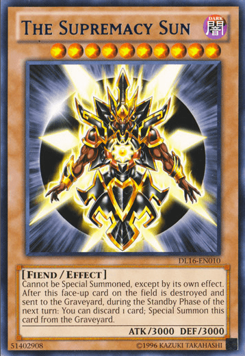 The Supremacy Sun (Blue) [DL16-EN010] Rare - Josh's Cards
