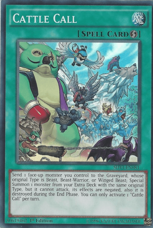 Cattle Call [SHVI-EN081] Super Rare - Josh's Cards