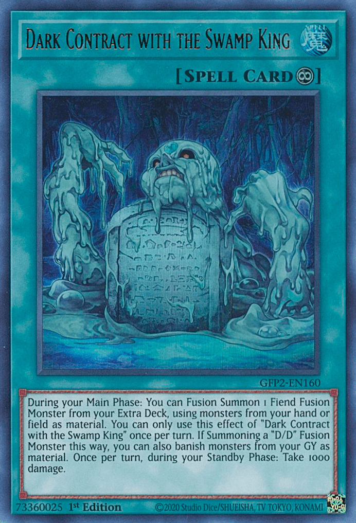 Dark Contract with the Swamp King [GFP2-EN160] Ultra Rare - Josh's Cards