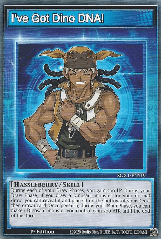 I've Got Dino DNA! [SGX1-ENS19] Common - Josh's Cards