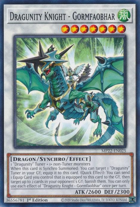 Dragunity Knight - Gormfaobhar [MP22-EN025] Common - Josh's Cards