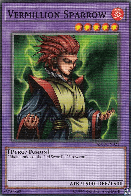 Vermillion Sparrow [AP08-EN021] Common - Josh's Cards
