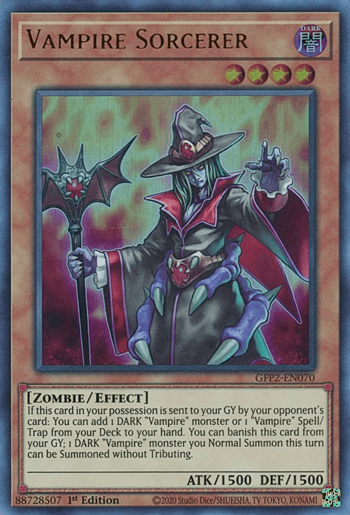 Vampire Sorcerer [GFP2-EN070] Ultra Rare - Josh's Cards
