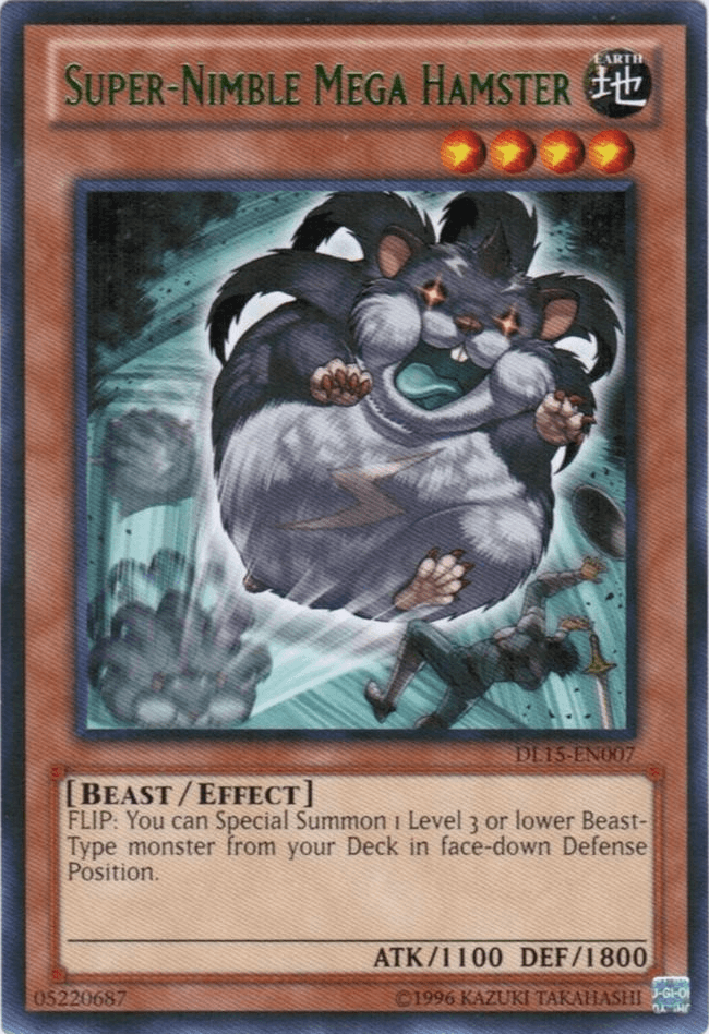 Super-Nimble Mega Hamster (Green) [DL15-EN007] Rare - Josh's Cards