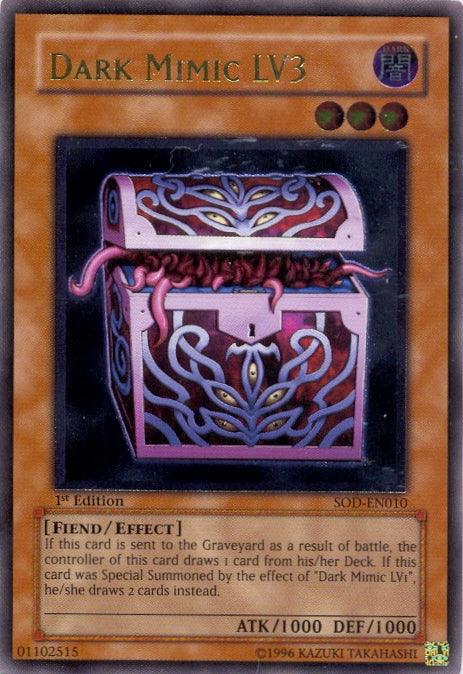 Dark Mimic LV3 [SOD-EN010] Ultimate Rare - Josh's Cards