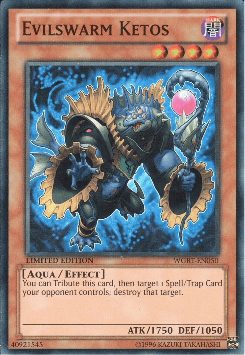 Evilswarm Ketos [WGRT-EN050] Super Rare - Josh's Cards