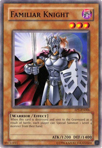 Familiar Knight [EP1-EN006] Common - Josh's Cards