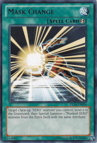 Mask Change (Blue) [DL14-EN016] Rare - Josh's Cards