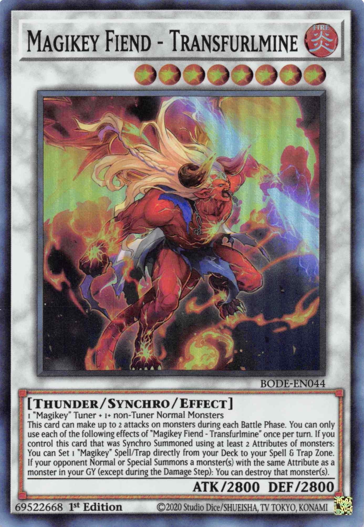 Magikey Fiend - Transfurlmine [BODE-EN044] Super Rare - Josh's Cards