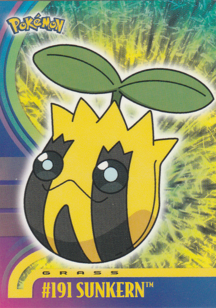 Sunkern Foil (191) [Topps Pokemon Johto Series 1]