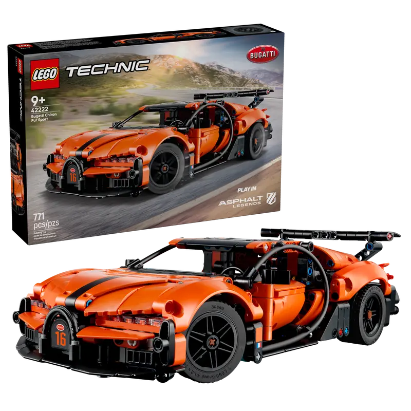 LEGO: Bugatti Chiron Pur Sport Hypercar 42222