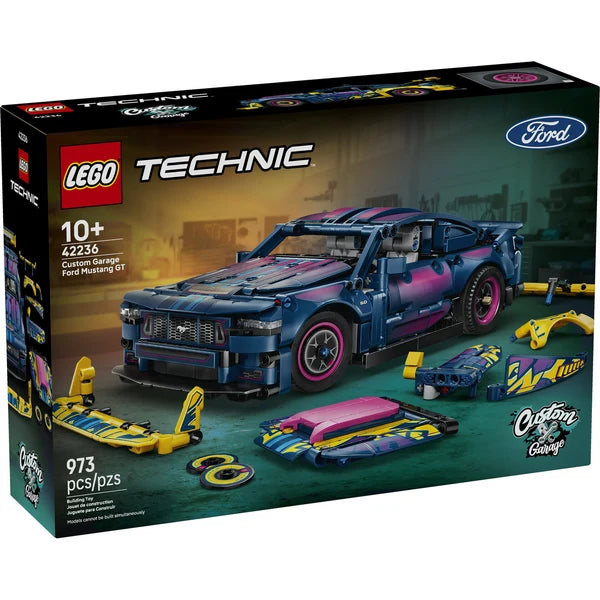 LEGO: Custom Garage Ford Mustang GT Car 42236