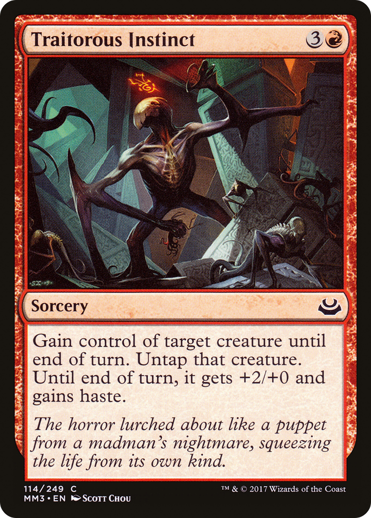 Traitorous Instinct (MM3-114) - Modern Masters 2017