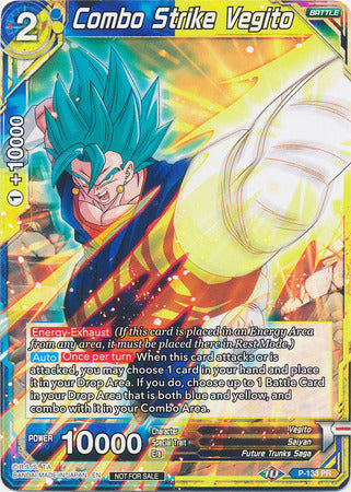 Combo Strike Vegito (Shop Tournament: Assault of Saiyans) (P-133) [Promotion Cards] Parallel Foil