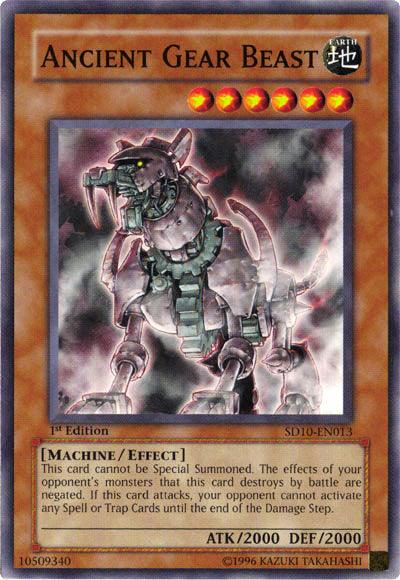 Ancient Gear Beast [SD10-EN013] Common - Josh's Cards