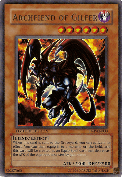 Archfiend of Gilfer [JMP-EN003] Ultra Rare - Josh's Cards