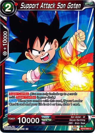 Support Attack Son Goten (BT6-006) [Destroyer Kings] Parallel Foil