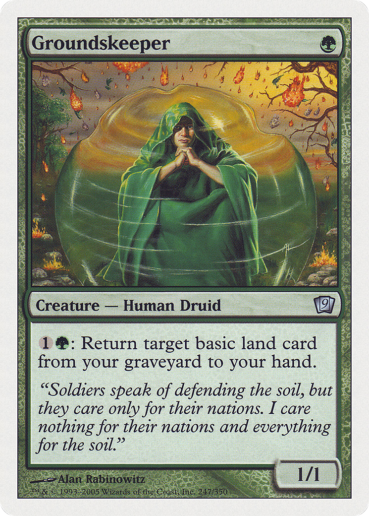 Groundskeeper [Ninth Edition] Foil