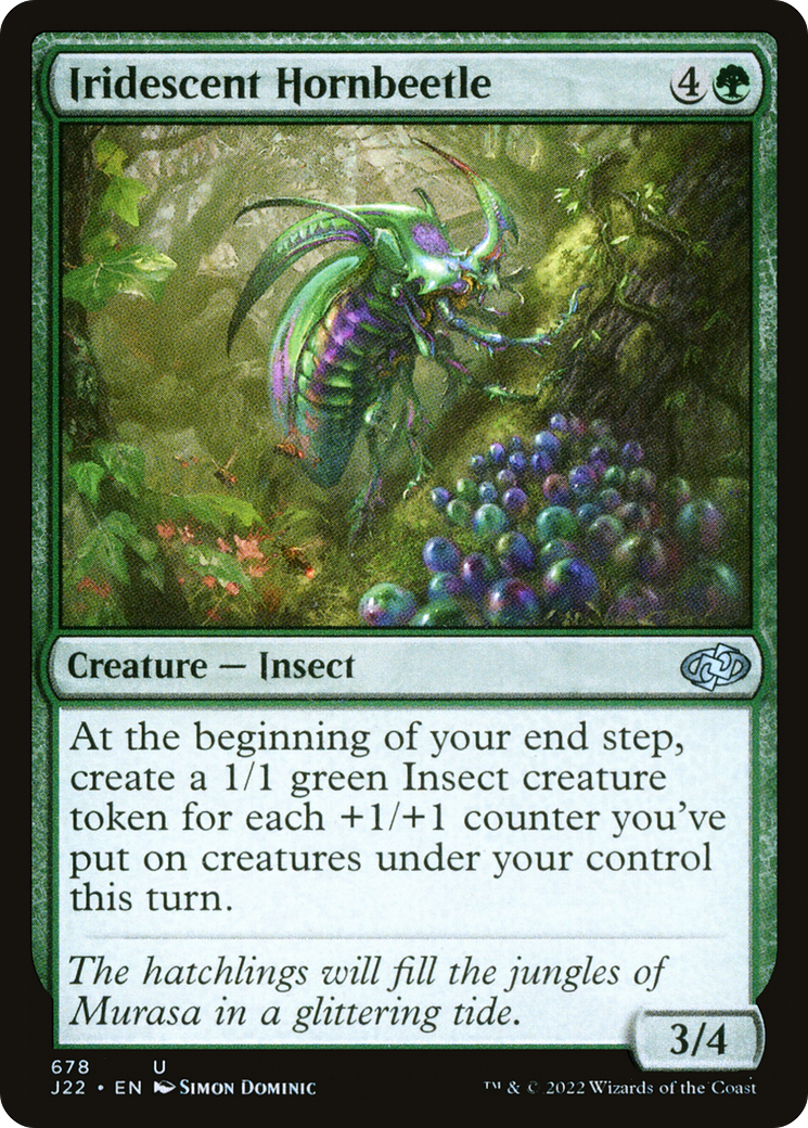 Iridescent Hornbeetle (J22-678) - Jumpstart 2022