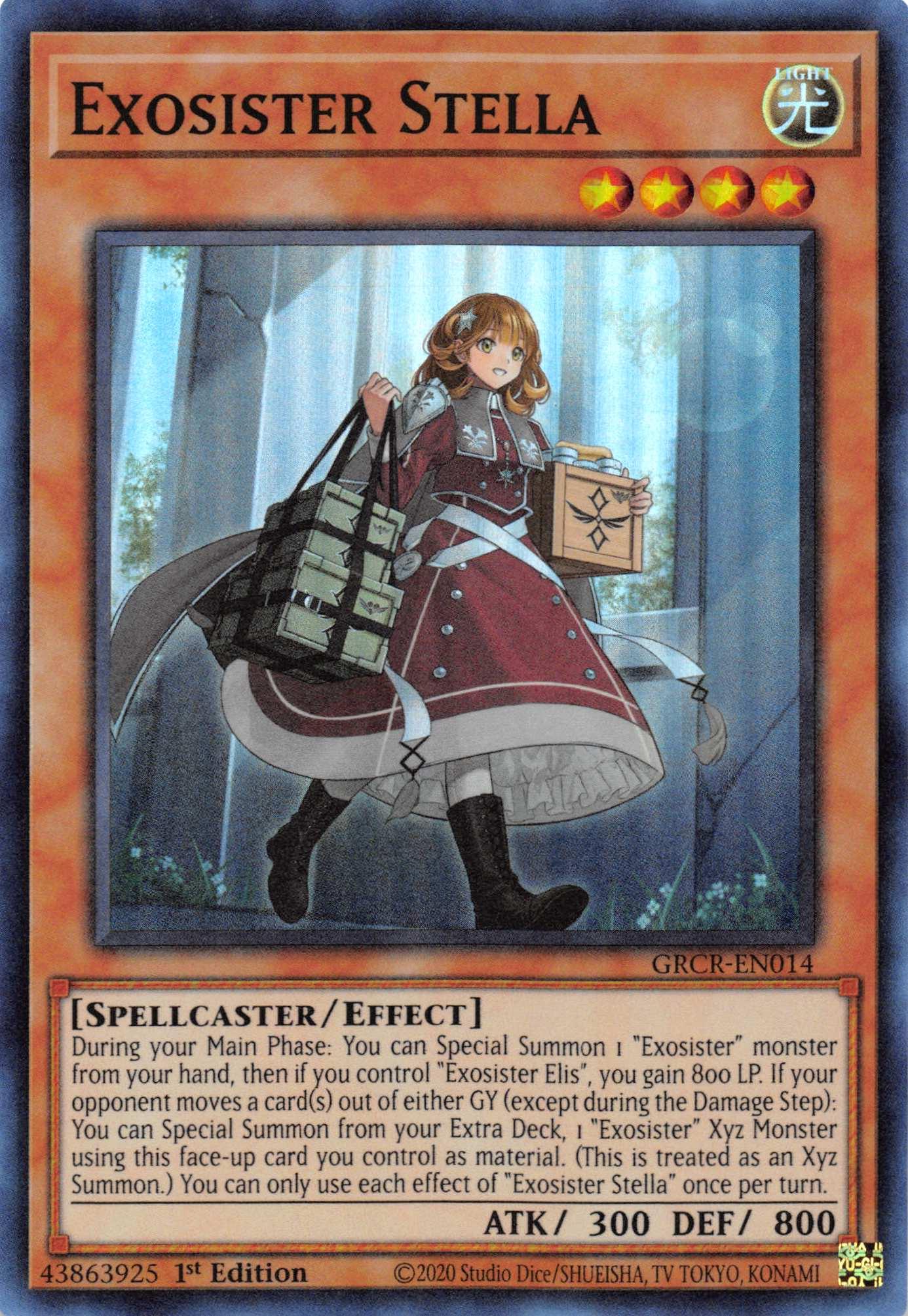 Exosister Stella [GRCR-EN014] Super Rare - Josh's Cards