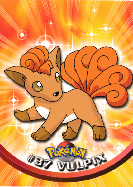 Vulpix (37) [Topps TV Animation Edition Series 1 (Second Print)]