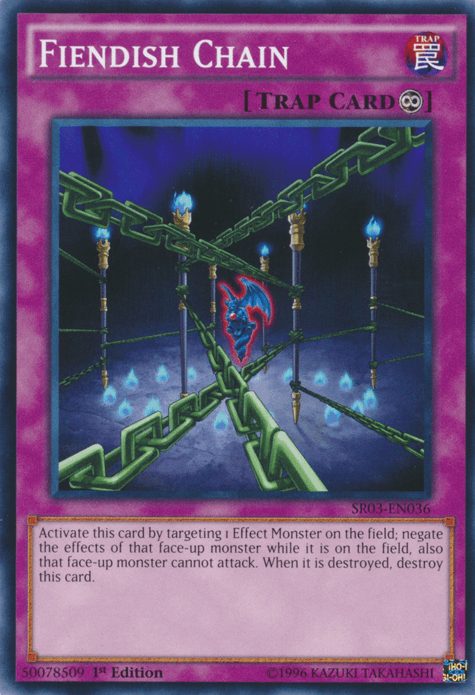 Fiendish Chain [SR03-EN036] Common - Josh's Cards
