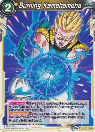 Burning Kamehameha (BT10-122) [Rise of the Unison Warrior 2nd Edition] Parallel Foil