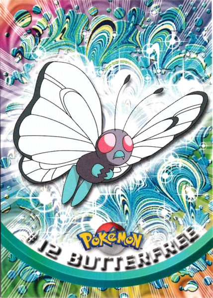 Butterfree (12) [Topps TV Animation Edition Series 1 (Second Print)]