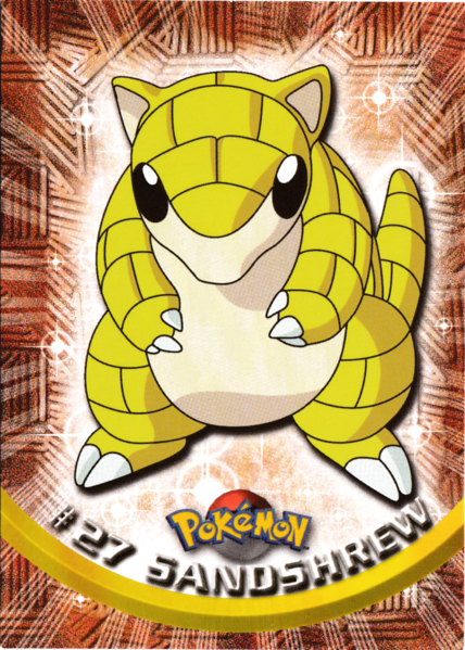 Sandshrew Foil (27) [Topps TV Animation Edition Series 1 (Second Print)]