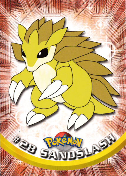 Sandslash (28) [Topps TV Animation Edition Series 1 (Second  Print)]