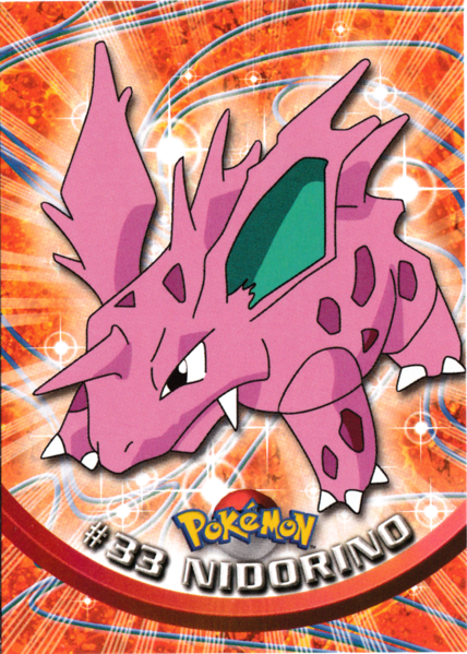 Nidorino Foil (33) [Topps TV Animation Edition Series 1 (First Print)]