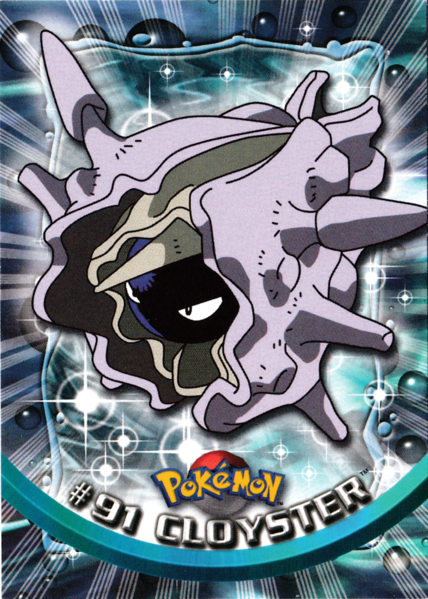 Cloyster Foil (91) [Topps TV Animation Edition Series 2]