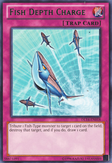 Fish Depth Charge (Green) [DL14-EN018] Rare - Josh's Cards