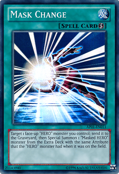 Mask Change [AP01-EN011] Super Rare - Josh's Cards