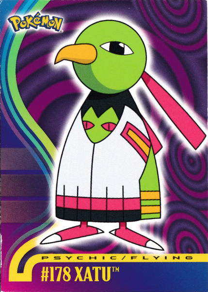 Xatu (178) [Topps Pokemon Johto Series 1]