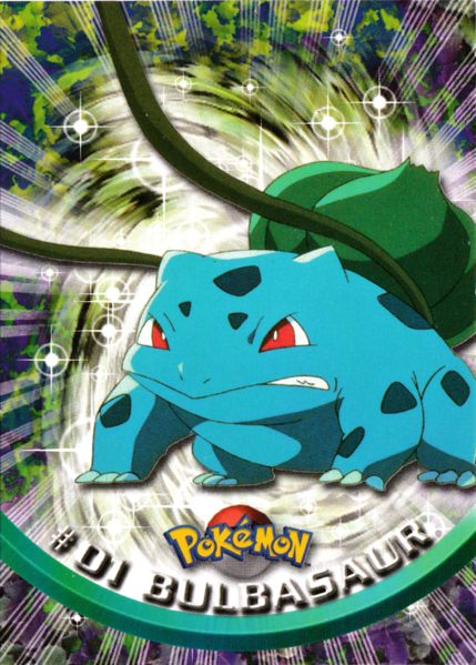 Bulbasaur (01) [Topps TV Animation Edition Series 1 (Secoind Print)]