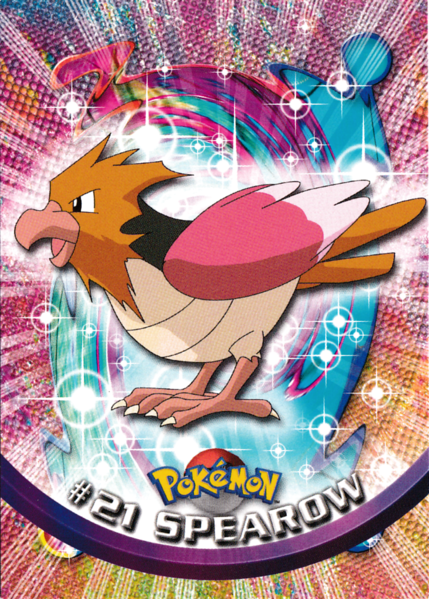 Spearow (21) [Topps TV Animation Edition Series 1 (First Print)]