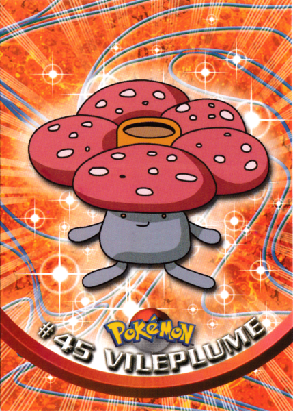 Vileplume (45) [Topps TV Animation Edition Series 1 (Second Print)]