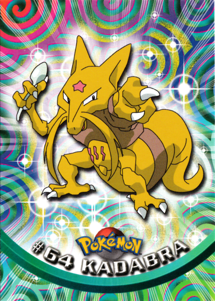 Kadabra (64) [Topps TV Animation Edition Series 1 (First Print)]