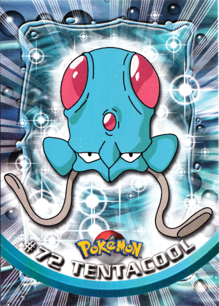 Tentacool (72) [Topps TV Animation Edition Series 1 (Second Print)]