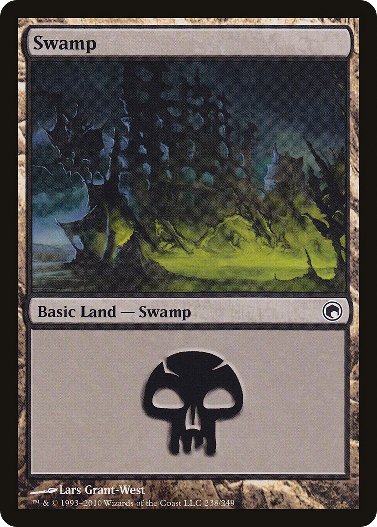 Swamp (SOM-238) - Scars of Mirrodin