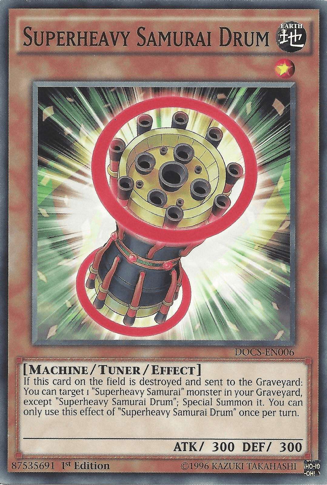 Superheavy Samurai Drum [DOCS-EN006] Common - Josh's Cards