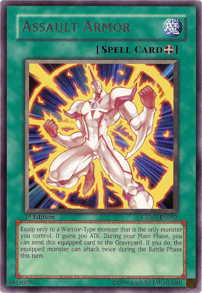 Assault Armor [CRMS-EN092] Rare - Josh's Cards