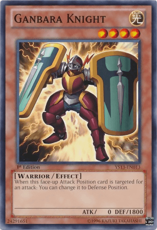 Ganbara Knight [YS13-EN013] Common - Josh's Cards
