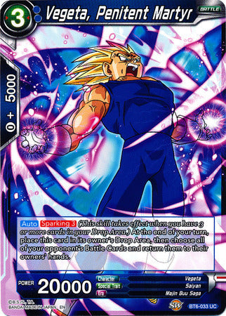 Vegeta, Penitent Martyr (BT6-033) [Destroyer Kings] Parallel Foil