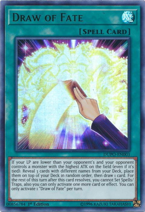 Draw of Fate [DUPO-EN003] Ultra Rare - Josh's Cards