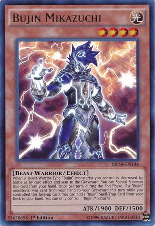 Bujin Mikazuchi [MP14-EN144] Ultra Rare - Josh's Cards