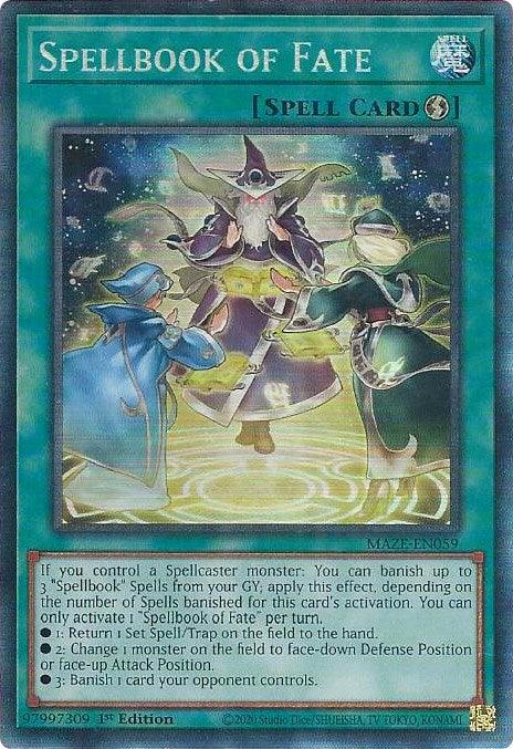 Spellbook of Fate [MAZE-EN059] Collector's Rare - Josh's Cards
