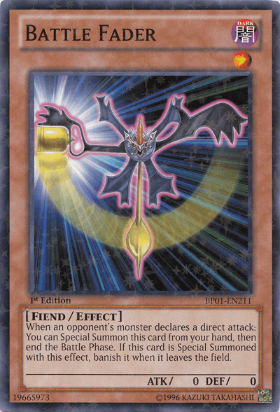 Battle Fader [BP01-EN211] Starfoil Rare - Josh's Cards