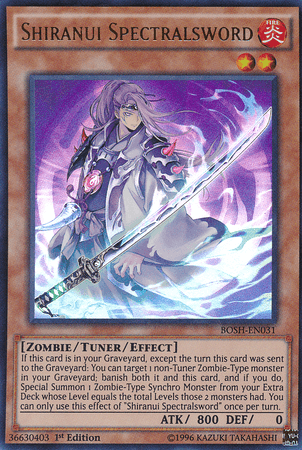 Shiranui Spectralsword [BOSH-EN031] Ultra Rare - Josh's Cards